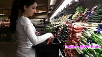 hd teenage playing with carrot on the market wetbutts best