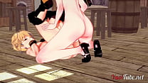 hd x genshin impact yaoi venti makes aether his own in the canteen with crempie best