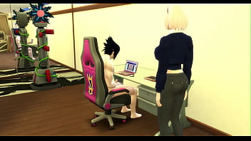 hd daniela naruto cap 1 goes to visit his girlfriend sarada and then sakura gets sasuke masturbating sees them having best