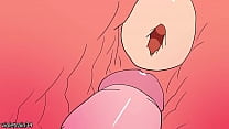 hd bakugo fucks uraraka ochaco while he grabs her tits and then cums inside her best