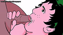 hd mamacita midoriya sucks a cock full of cum cosplay my hero academia loop best