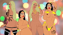 hd hooters some of the hottest big dick big bubble butts appearing in the trans toonz part of the backalley in their best