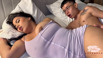 hd my husbands stepson sneaks into our bed while the cuckold is asleep savannah watson best