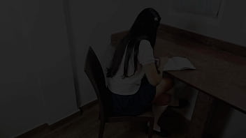 hd came home and my stepdaughter asks me for help with her homework i cant but she insists in a very provocative way best
