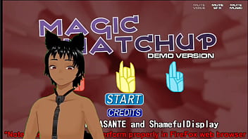 hd magic match up doing a strip tease game and enjoying it best